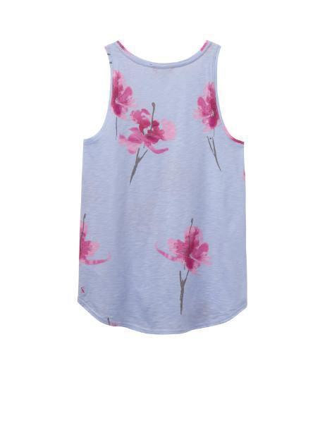 Joules termék Joules Boprint ujjatlan top - Sky blue orchid