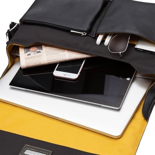 Knomo táska Knomo Kobe RFID Messenger 15" táska - fekete