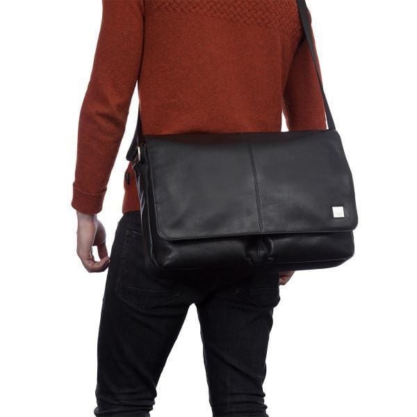 Knomo táska Knomo Kobe RFID Messenger 15" táska - fekete