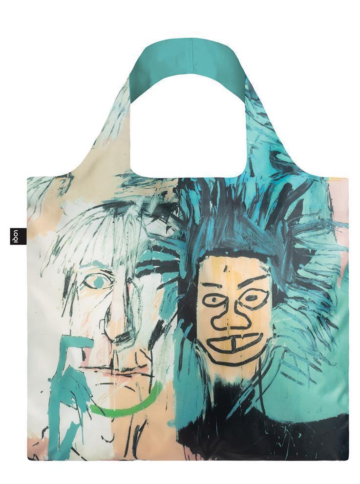 LOQI Táska LOQI JEAN MICHEL BASQUIAT Warhol - környezetbarát bevásárlótáska