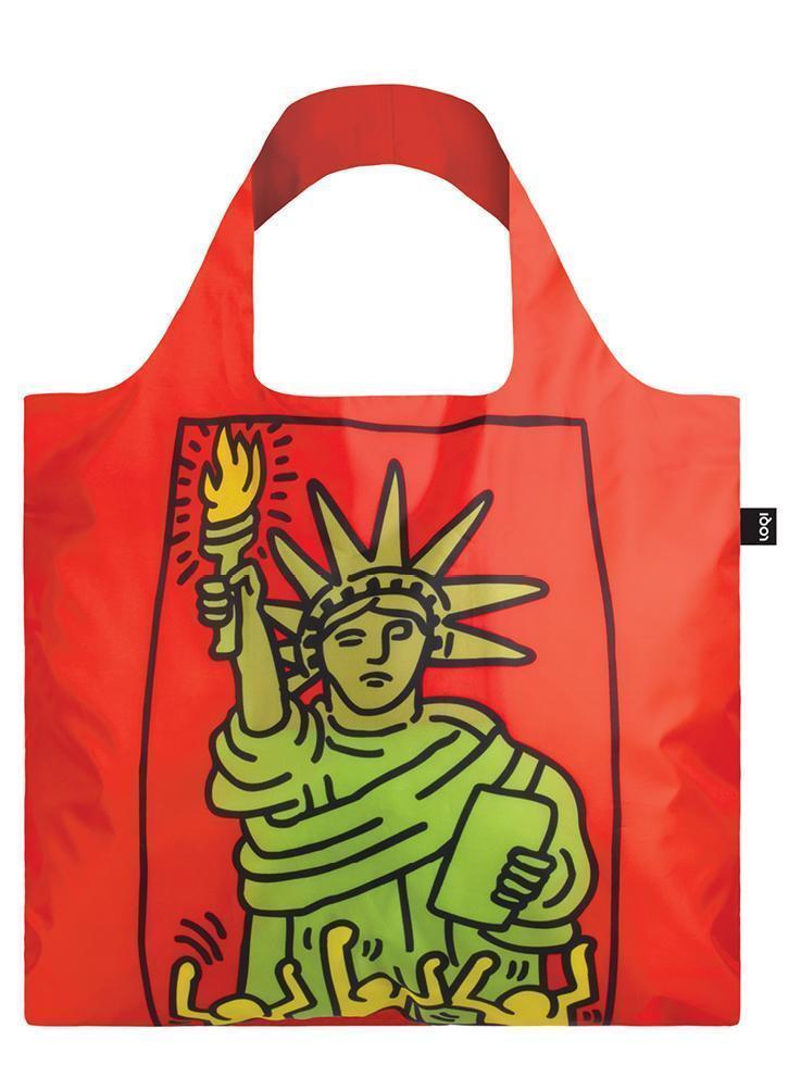 LOQI Táska LOQI KEITH HARING New York - környezetbarát bevásárlótáska