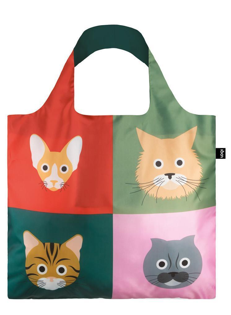 LOQI táska LOQI környezetbarát bevásárlótáska - Cats