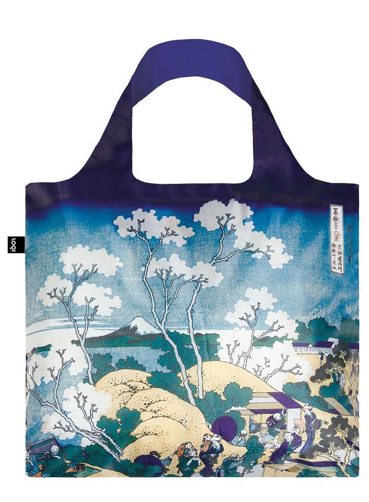 LOQI Katsushika Hokusai - Fuji from Gotenyama Recycled - környezetbarát bevásárlótáska