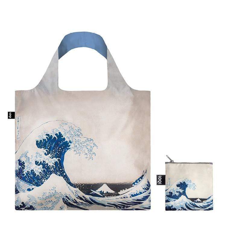 LOQI Katsushika Hokusai - The Great Wave Recycled - környezetbarát bevásárlótáska