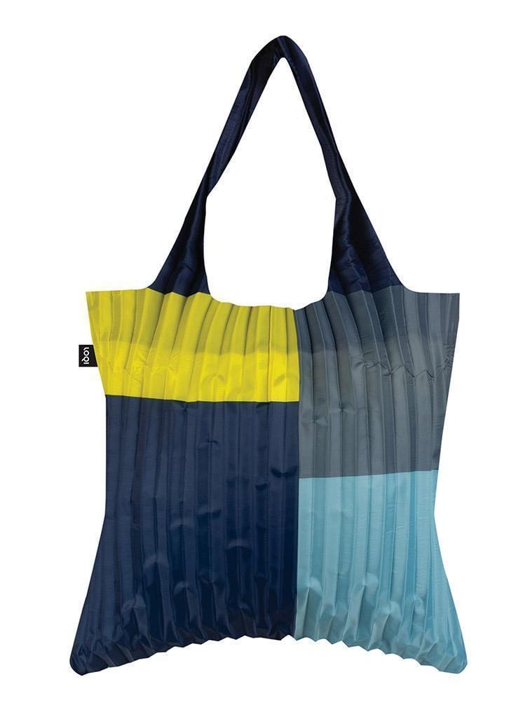 LOQI Táska LOQI környezetbarát bevásárlótáska - PLEATED Sunshine Bag