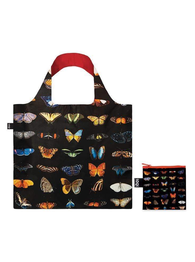 LOQI Táska LOQI NATIONAL GEOGRAPHIC Butterflies & Moths - környezetbarát bevásárlótáska