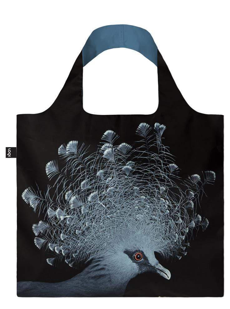 LOQI Táska LOQI NATIONAL GEOGRAPHIC Crowned Pigeon - környezetbarát bevásárlótáska