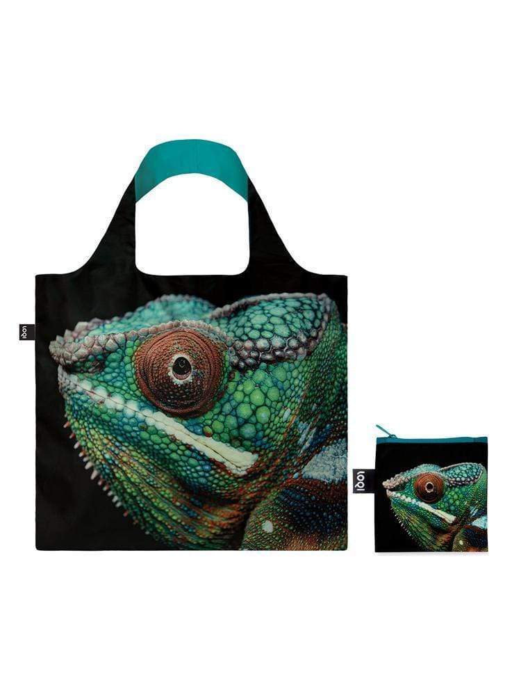LOQI Táska LOQI NATIONAL GEOGRAPHIC Panther Chameleon - környezetbarát bevásárlótáska