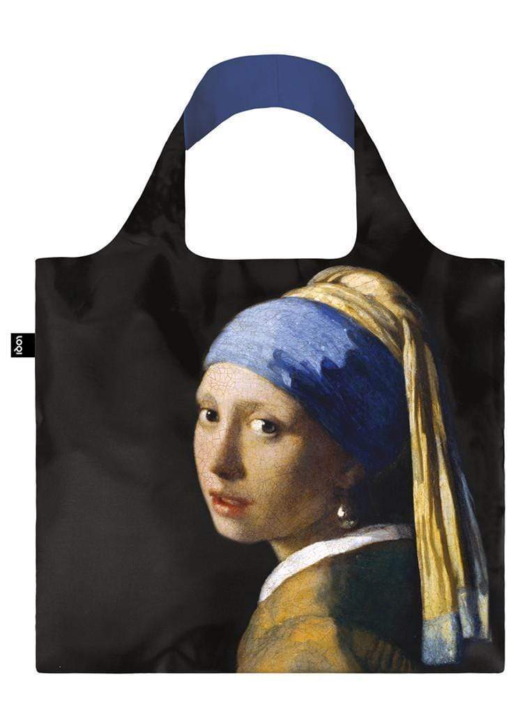 LOQI Johannes Vermeer - Girl with a Pearl Earring Recycled - környezetbarát bevásárlótáska