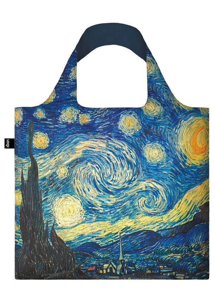 LOQI Táska LOQI VINCENT VAN GOGH The Starry Night - környezetbarát bevásárlótáska