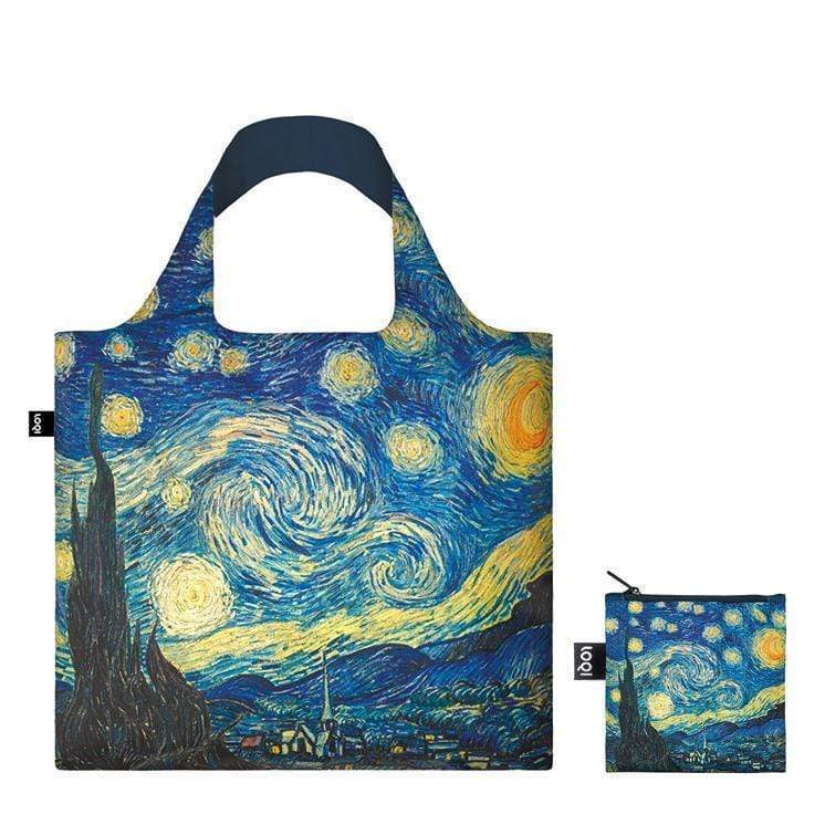 LOQI Táska LOQI VINCENT VAN GOGH The Starry Night - környezetbarát bevásárlótáska