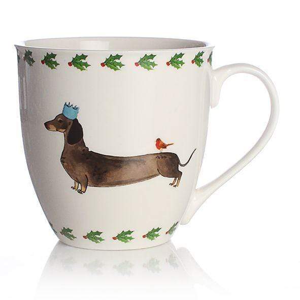Milly Green Ajándéktárgy Milly Green Debonair Dogs Xmas 20oz Mug - Dachshund