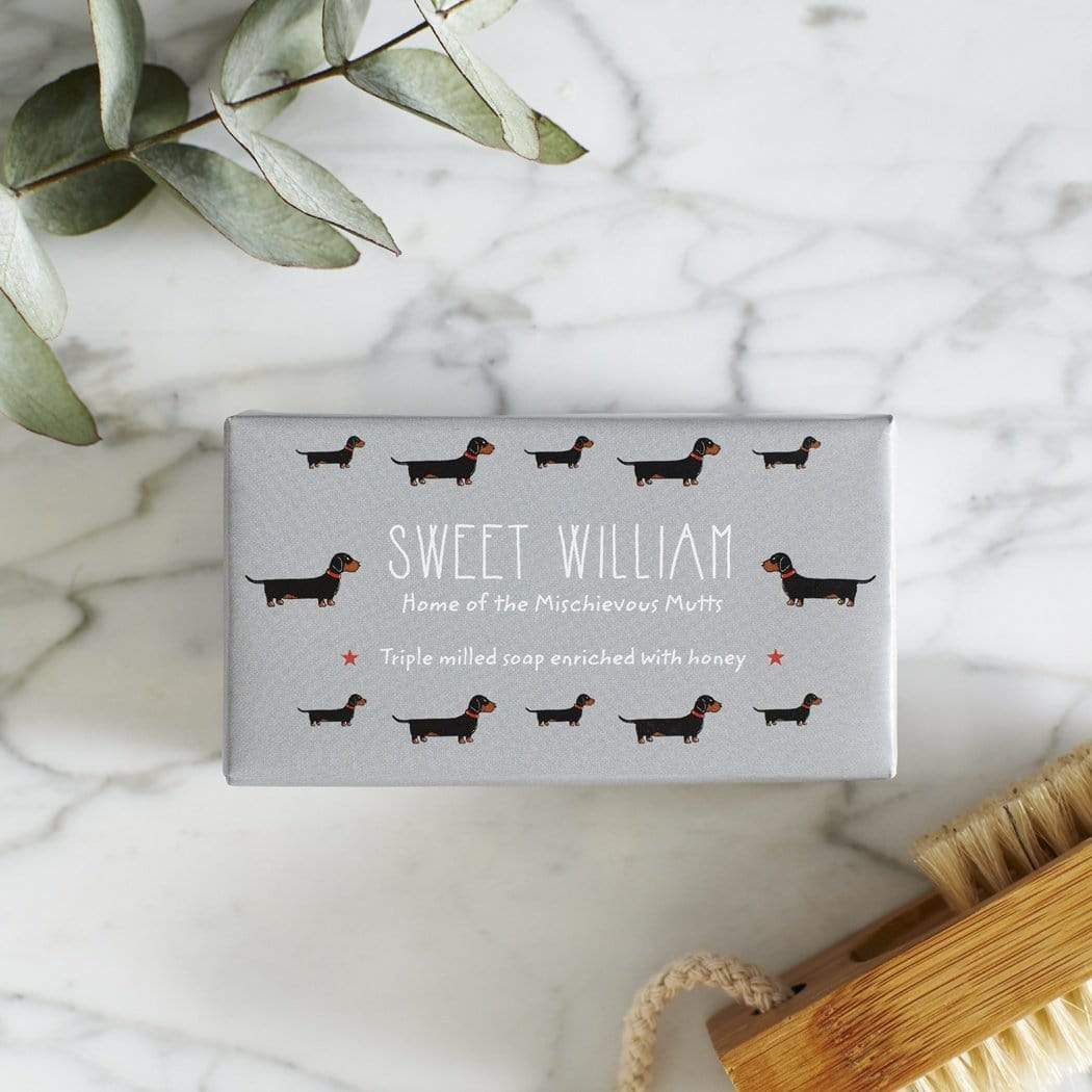 Sweet William Designs Ajándéktárgy Sweet William Designs Dog Walker - Soap - Dachshund 200g