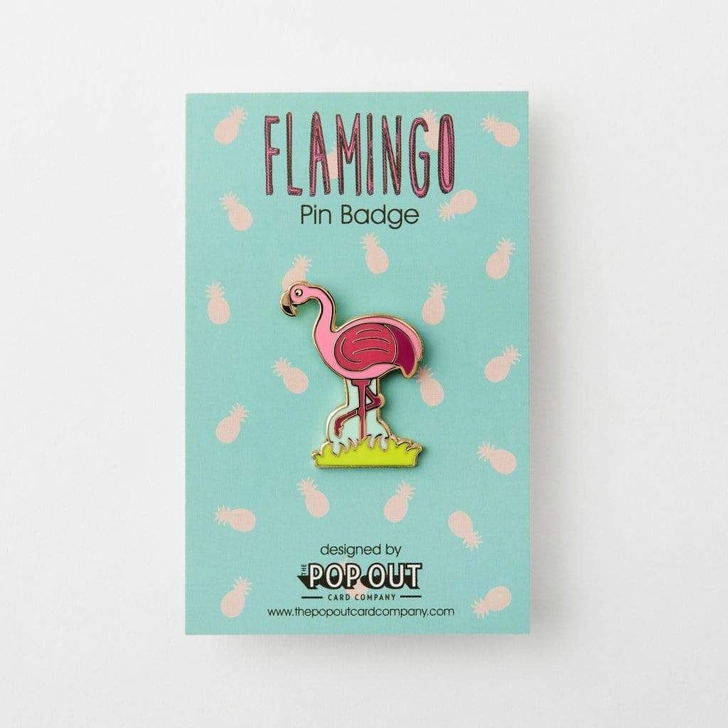 The Pop Out Card Company Ajándéktárgy The Pop Out Card Company Kitűző - Flamingo